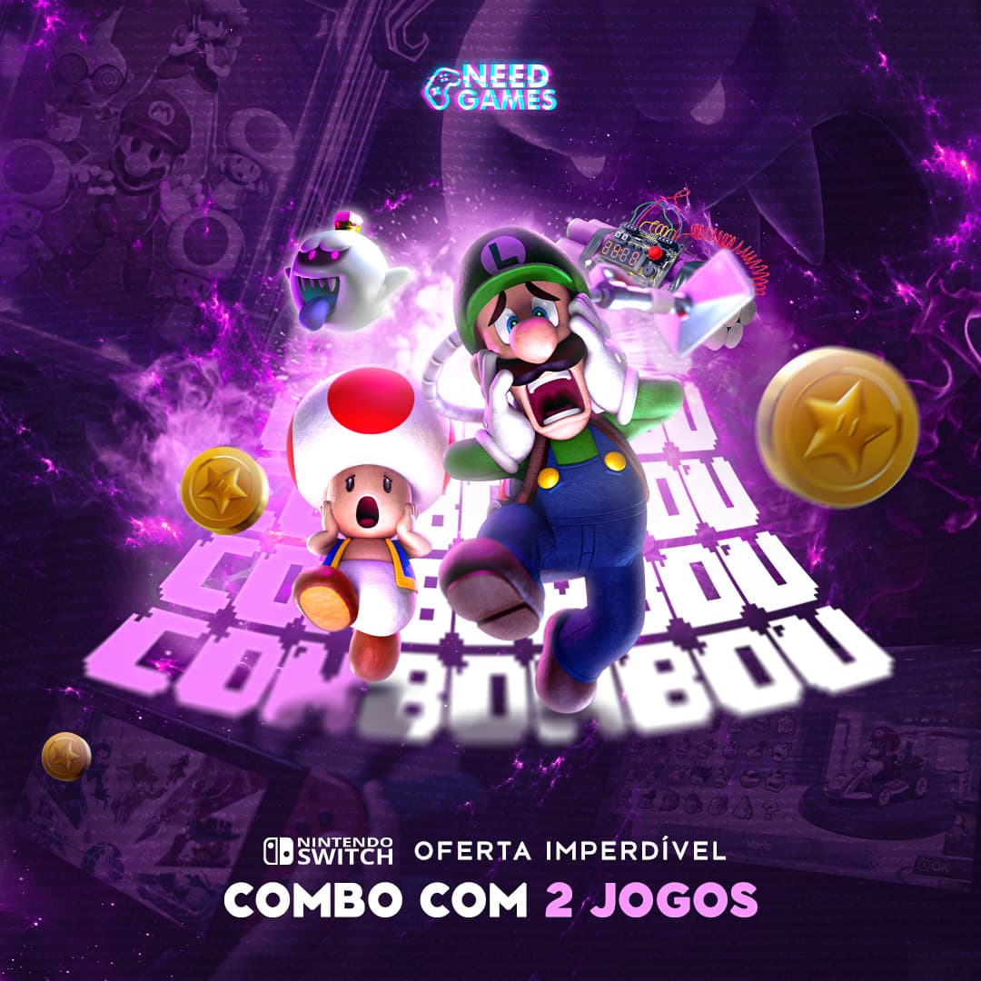 Combo de Jogos 2 in 1 – Licença Vip – Nintendo Switch – Mídia Digital